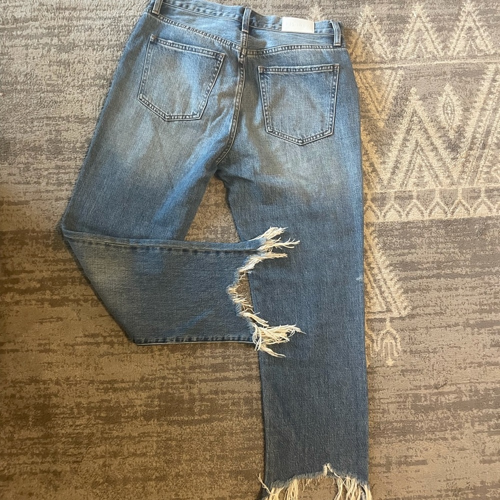 Pistola Ankle Distressed Jeans